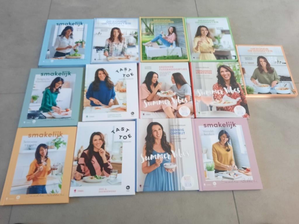 Boeken Sandra Bekkari 13 stuks 30 euro, Boeken, Ophalen of Verzenden, Zo goed als nieuw