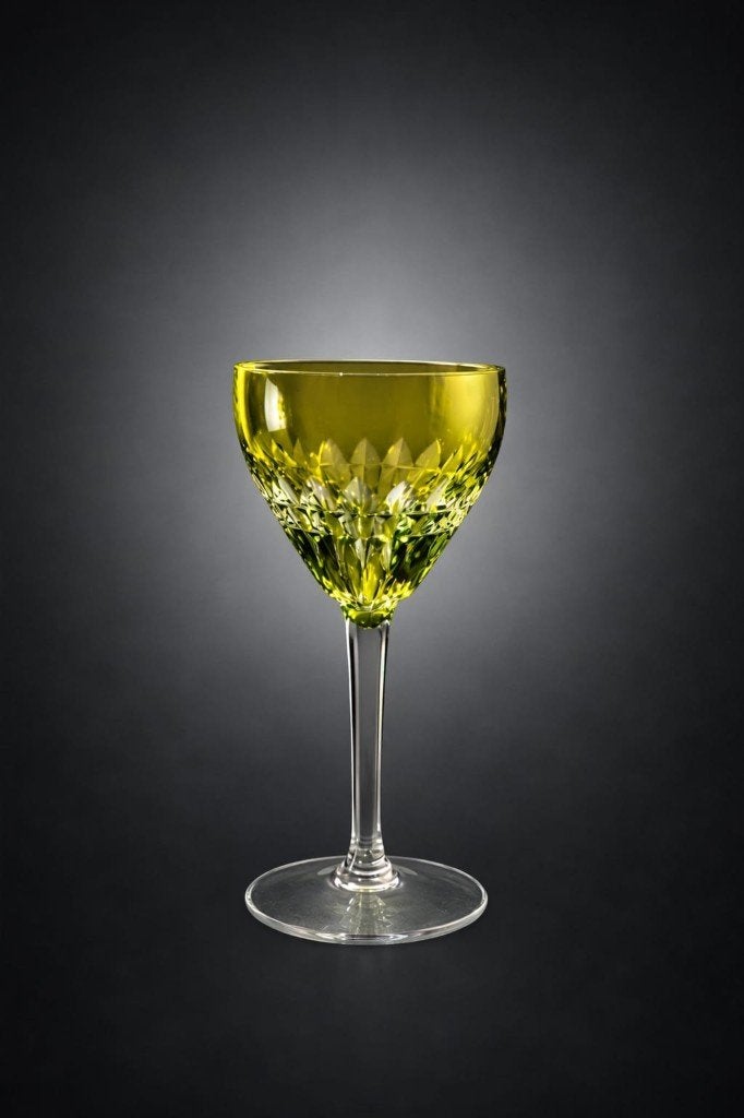 Verre taillé du modèle Tilly du Val Saint Lambert., Antiquités & Art, Enlèvement