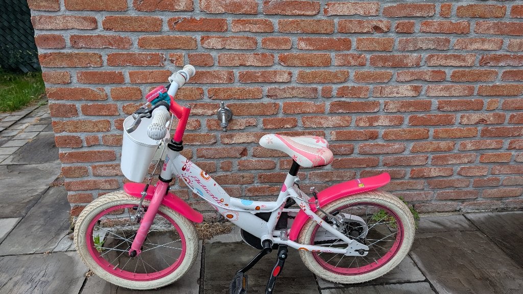 Roze kinderfiets 16", Fietsen en Brommers, Ophalen, Velgrem, Decathlon, 16 tot 20 inch