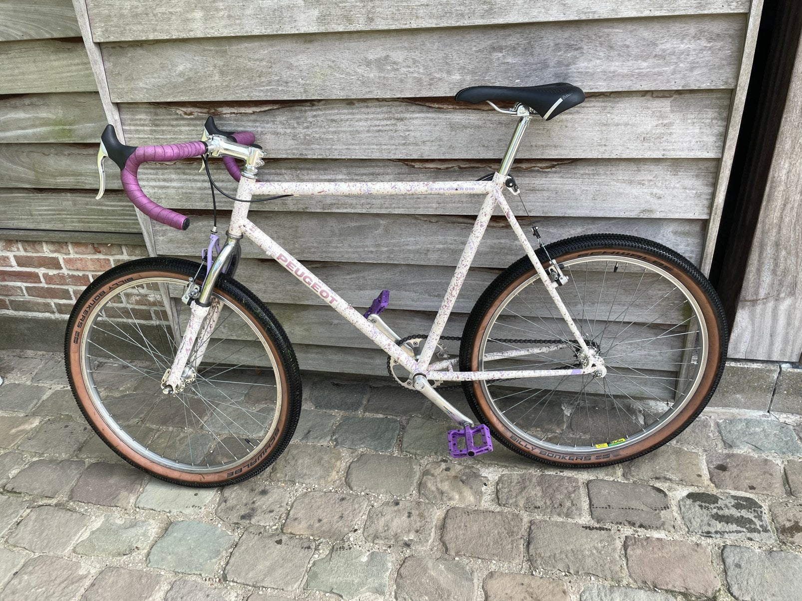 Singlespeed Gravelbike Peugeot Explorer 010, Fietsen en Brommers, Ophalen, Gebruikt, Minder dan 10 versnellingen, Velgrem