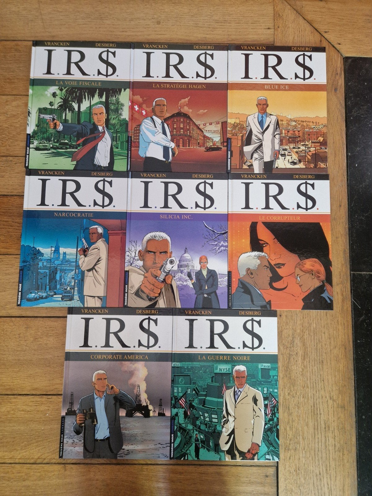 Lot de 8 bd irs 1 à 8, Livres, Enlèvement ou Envoi