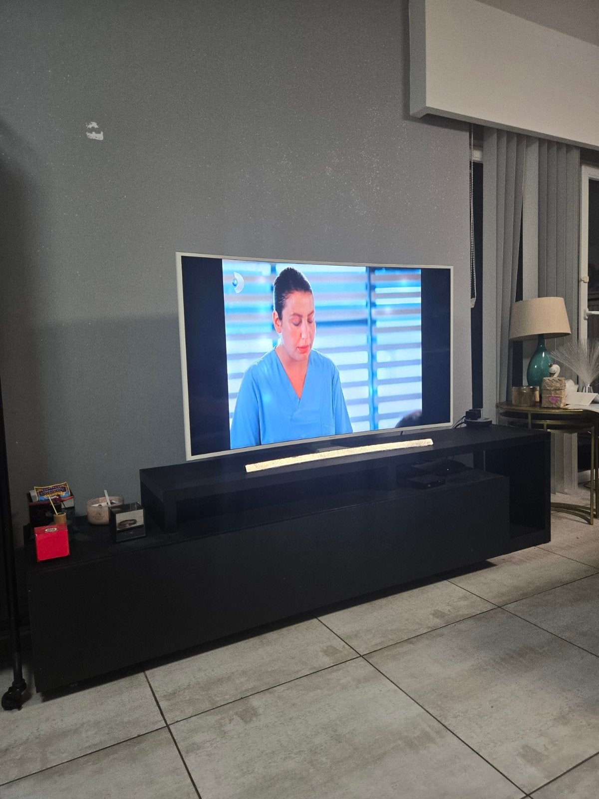 tv meubel, Ophalen, Gebruikt, 150 tot 200 cm, Minder dan 100 cm