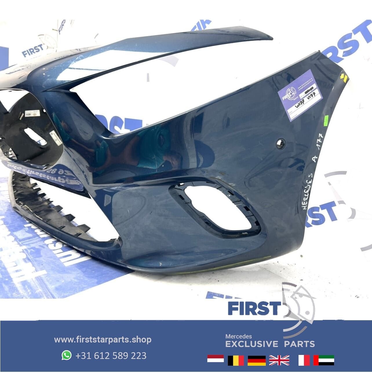 W177 A Klasse VOORBUMPER A1778804200 2019-2023 Mercedes BUMP, Gebruikt, -, Voor, Ophalen of Verzenden