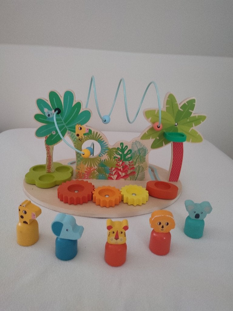Set de jeu en bois Djeco, Enlèvement, Utilisé