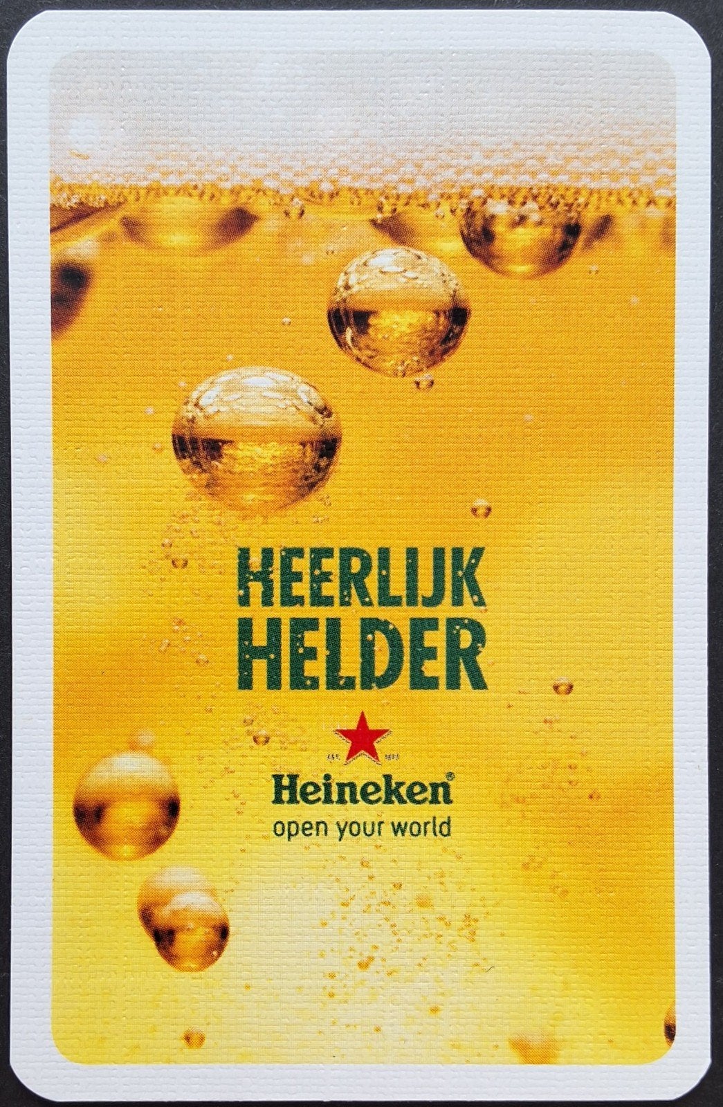 1 Joker  Heineken, Verzamelen, Speelkaarten, Jokers en Kwartetten, Ophalen of Verzenden