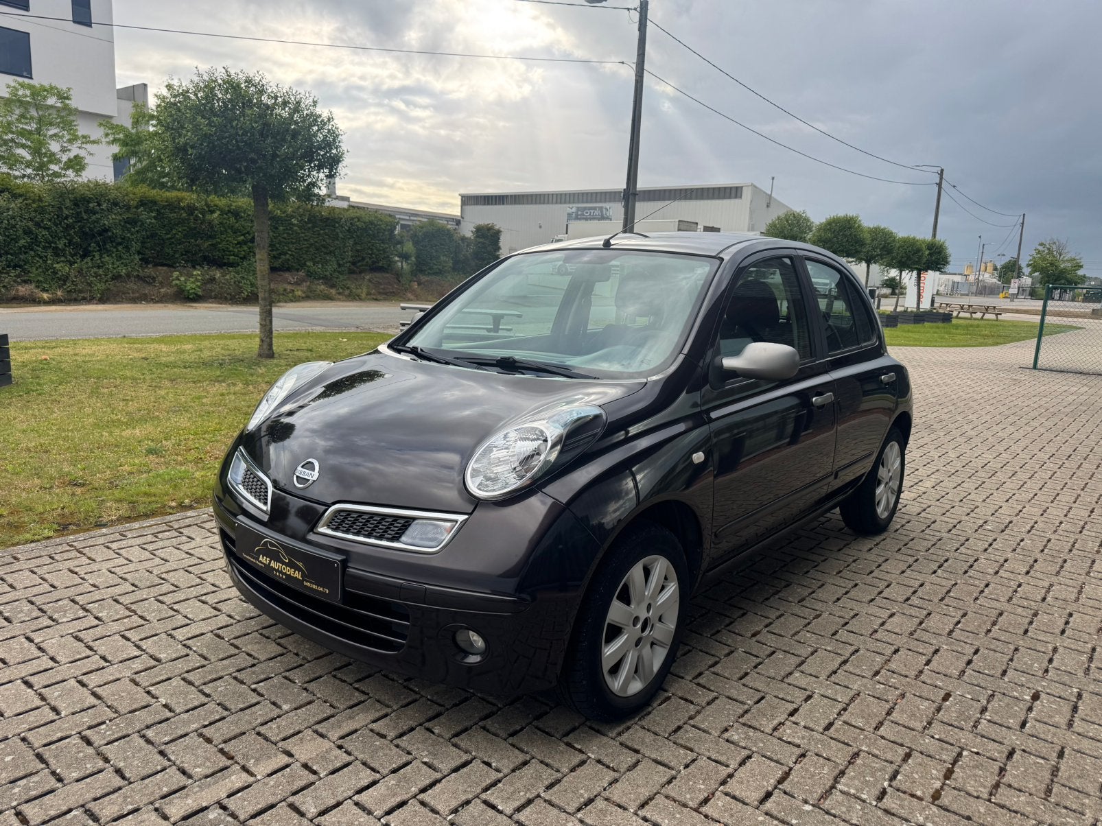 Nissan micra 1.5 diesel 2010 navi gekeurd, Auto's, Nissan, Voorwielaandrijving, Stof, Zwart, Parkeersensor