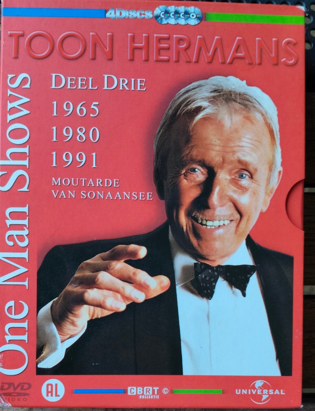 Toon Hermans - One man Shows (deel 3), Cd's en Dvd's, Ophalen, Stand-up of Theatershow, Alle leeftijden, Toon Hermans