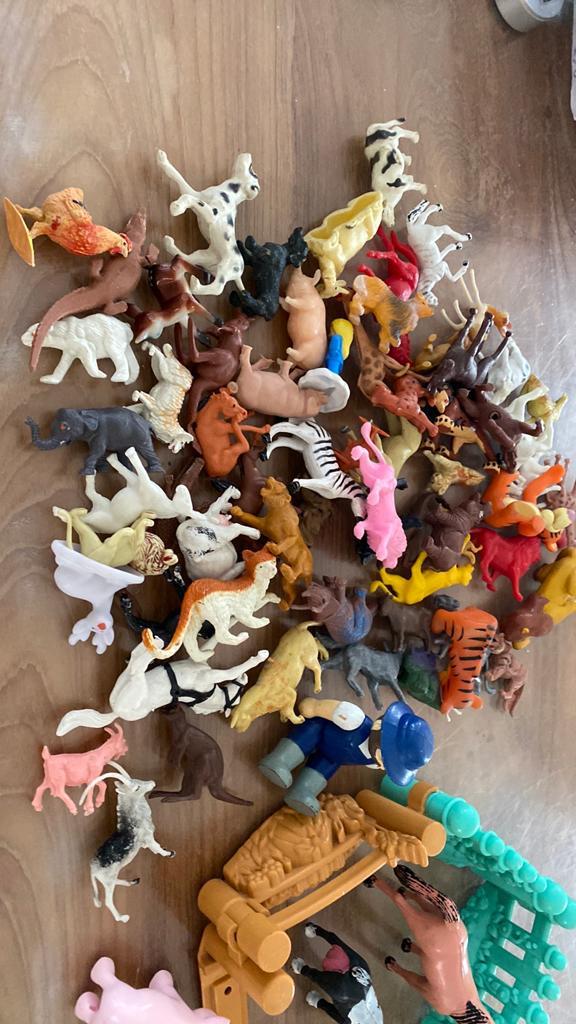 Boerderij dieren en hekje voor alles 5€, Ophalen, Gebruikt