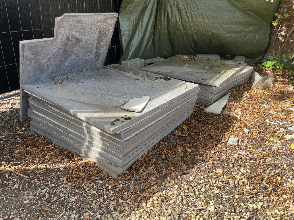 16m2 Dalles béton extérieur 100x100x3 cm, Jardin & Terrasse, Enlèvement, Autres types, 10 m²² ou plus, Béton