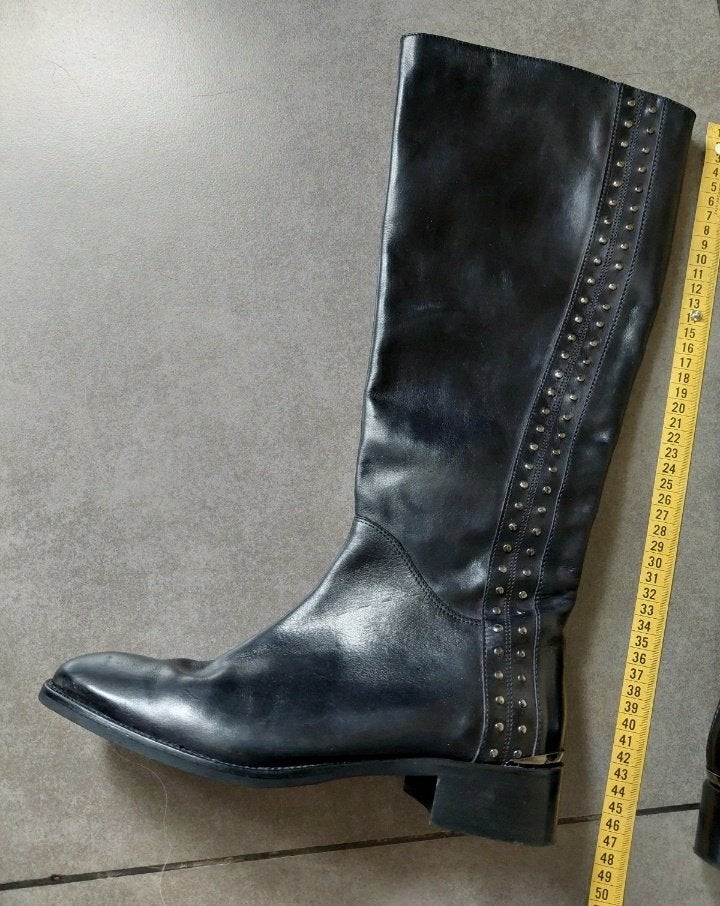 Bottes en cuir noire Taille 41 de la marque BeOriginal, Enlèvement, BeOriginal, Porté, Bottes hautes