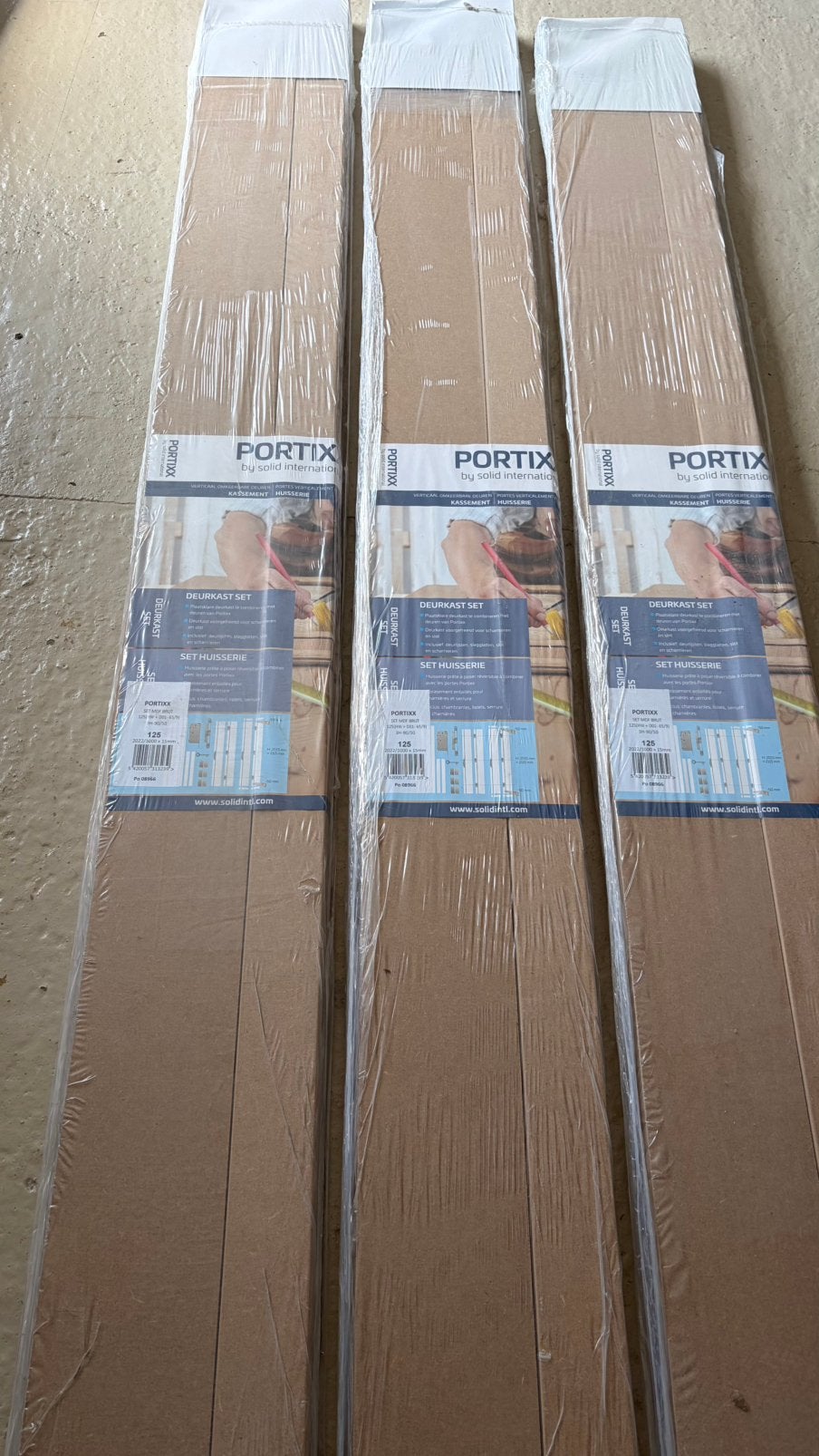 3 nieuwe deuren + kozijnen 83cm, Doe-het-zelf en Bouw, Ophalen, 80 tot 100 cm, Binnendeur, Nieuw