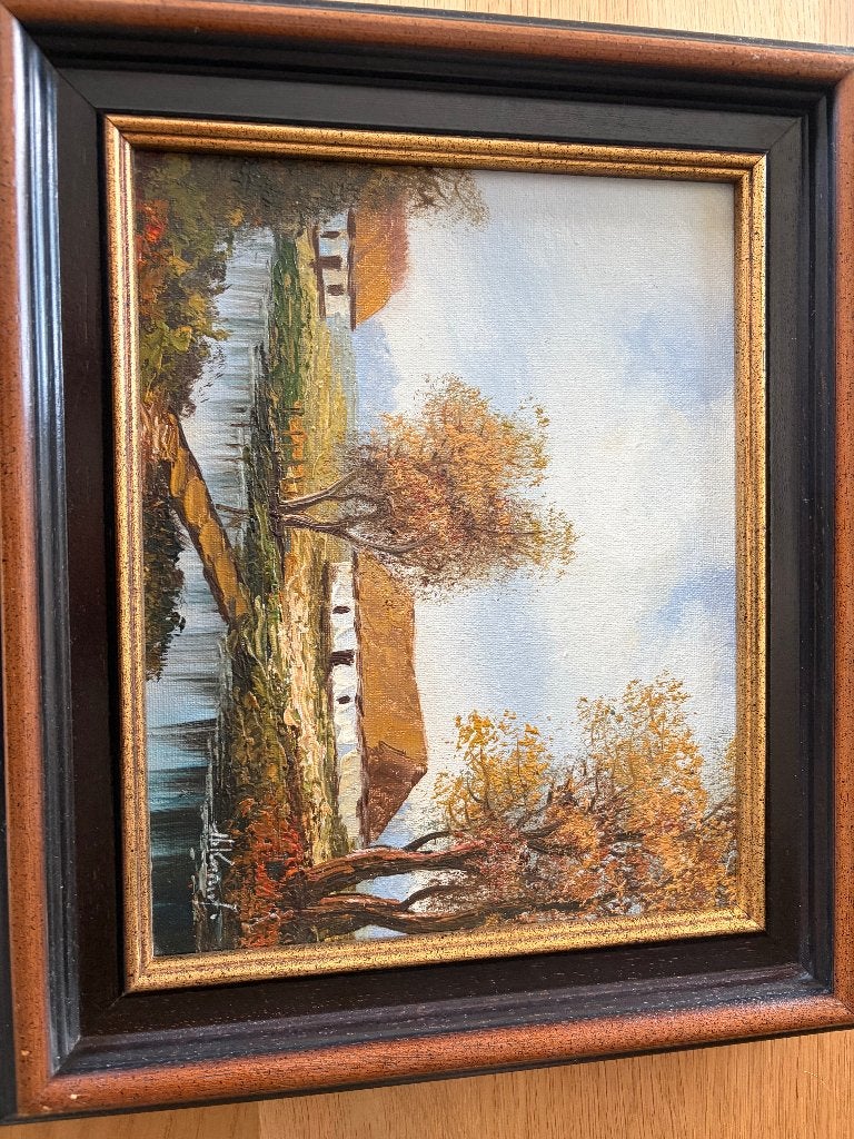 Schilderij, Antiek en Kunst, Ophalen, Doek, Landschap, Olieverf