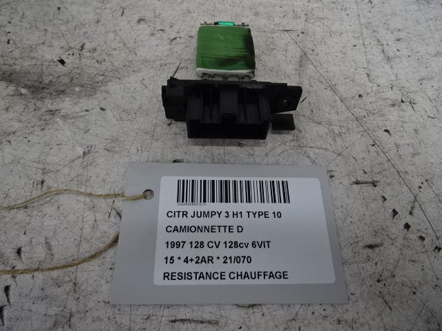RÉSISTANCE CHAUFFE Citroën Jumpy (G9) (01-2007/07-2016), Utilisé, Citroën