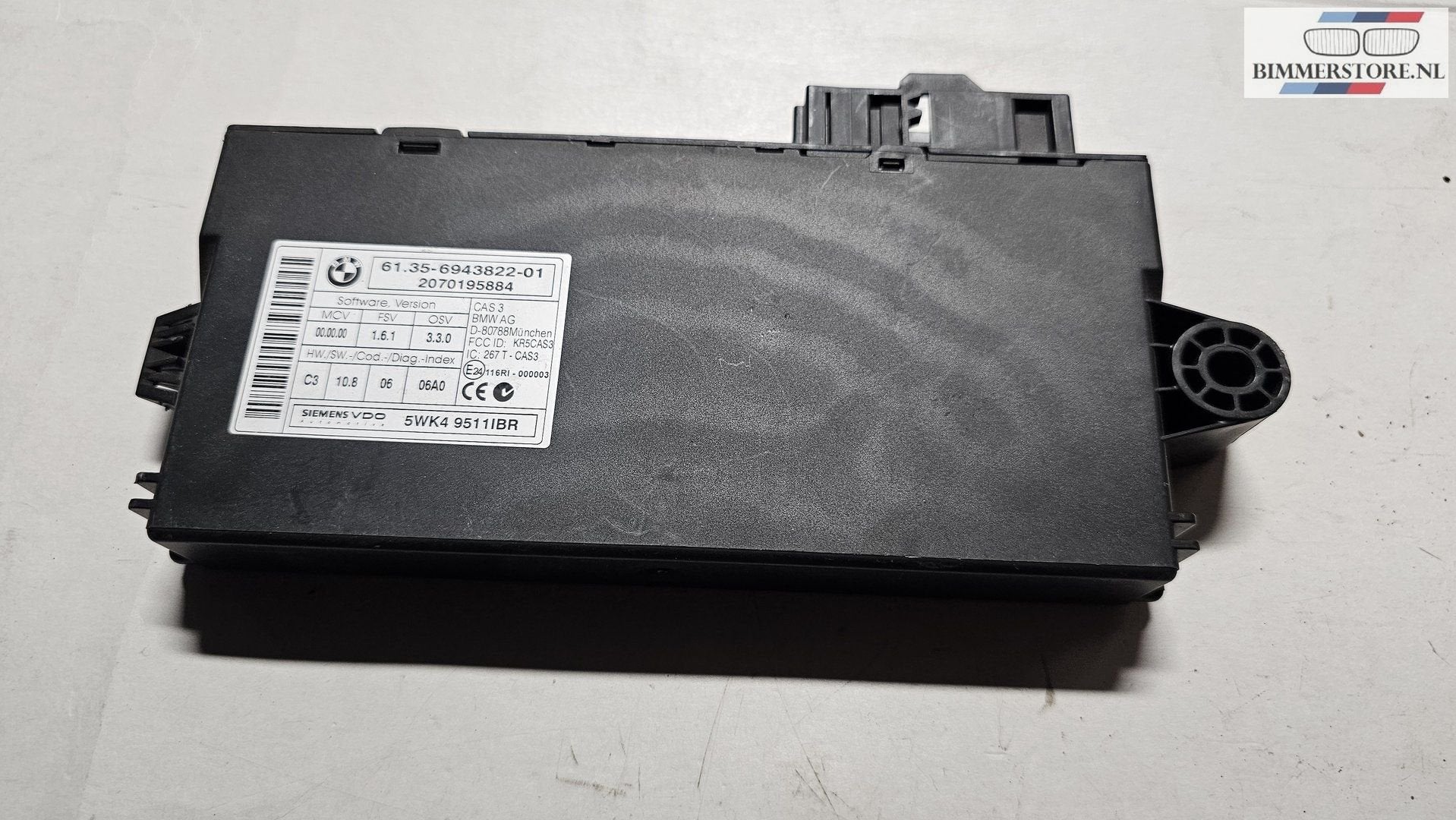 CAS 3 BMW 1 / 3  Serie E8x E9x 61356943822 6943822 5WK49511I, Gebruikt, -, Ophalen of Verzenden, -