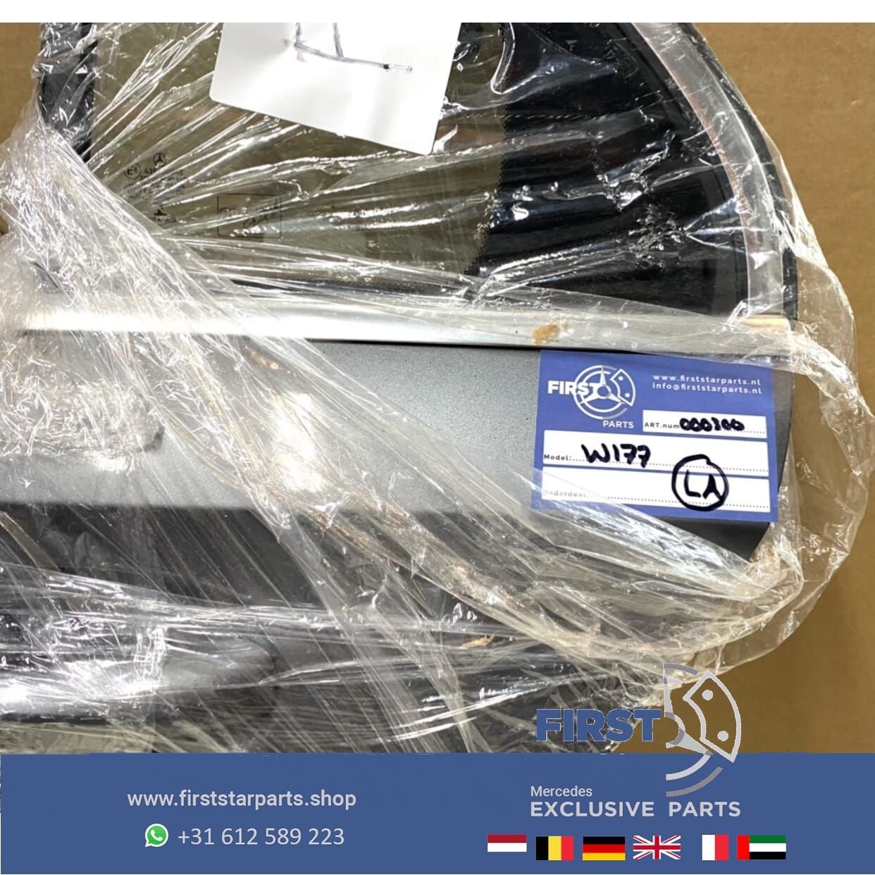 W177 A Klasse LINKER DEUR PORTIER GRIJS Mercedes LINKS ACHTE, Gebruikt, -, Deur, Ophalen of Verzenden