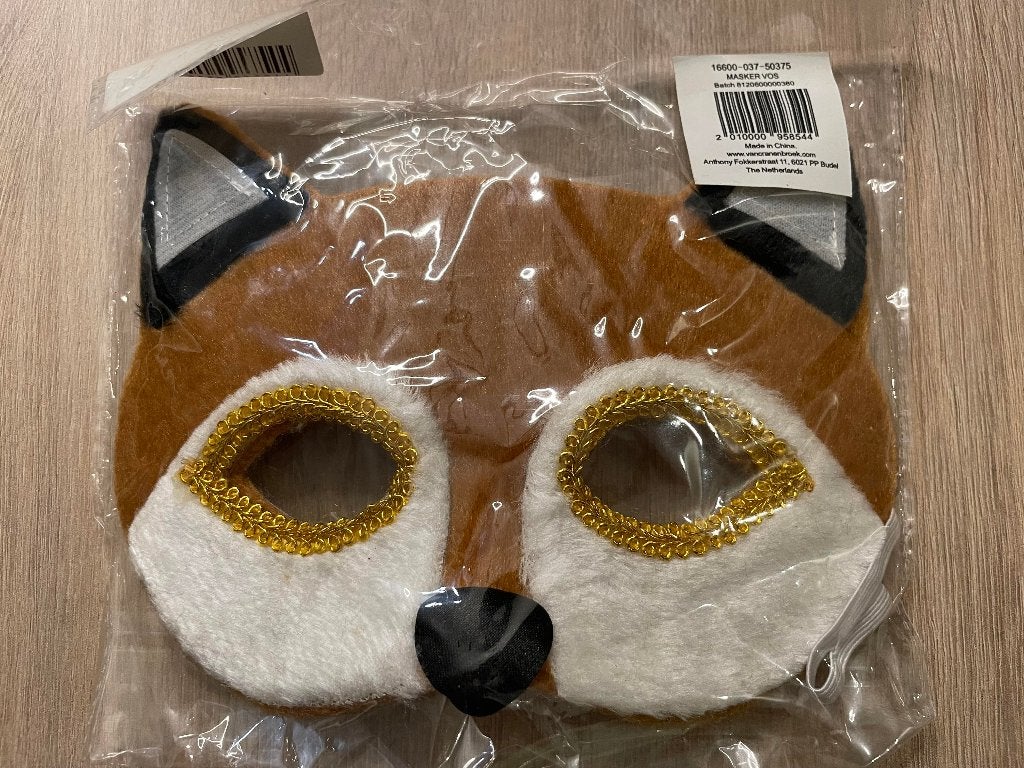 masker: vosje, Kinderen en Baby's, Ophalen of Verzenden