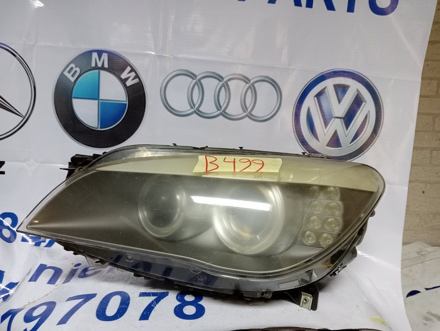 BMW 7 Serie Koplamp links 7182137, Auto-onderdelen, Gebruikt, -, -, Ophalen of Verzenden