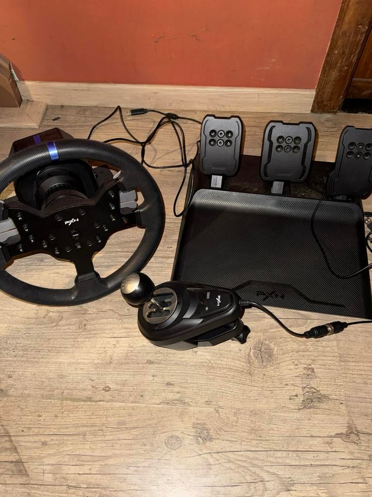 Gaming stuur met schakelpook, Consoles de jeu & Jeux vidéo, Jeux | Autre, Enlèvement, Comme neuf, Course et Pilotage