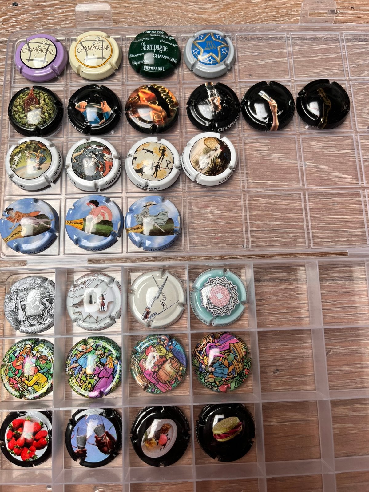 29 Champagne capsules + bonus, Verzamelen, Ophalen of Verzenden