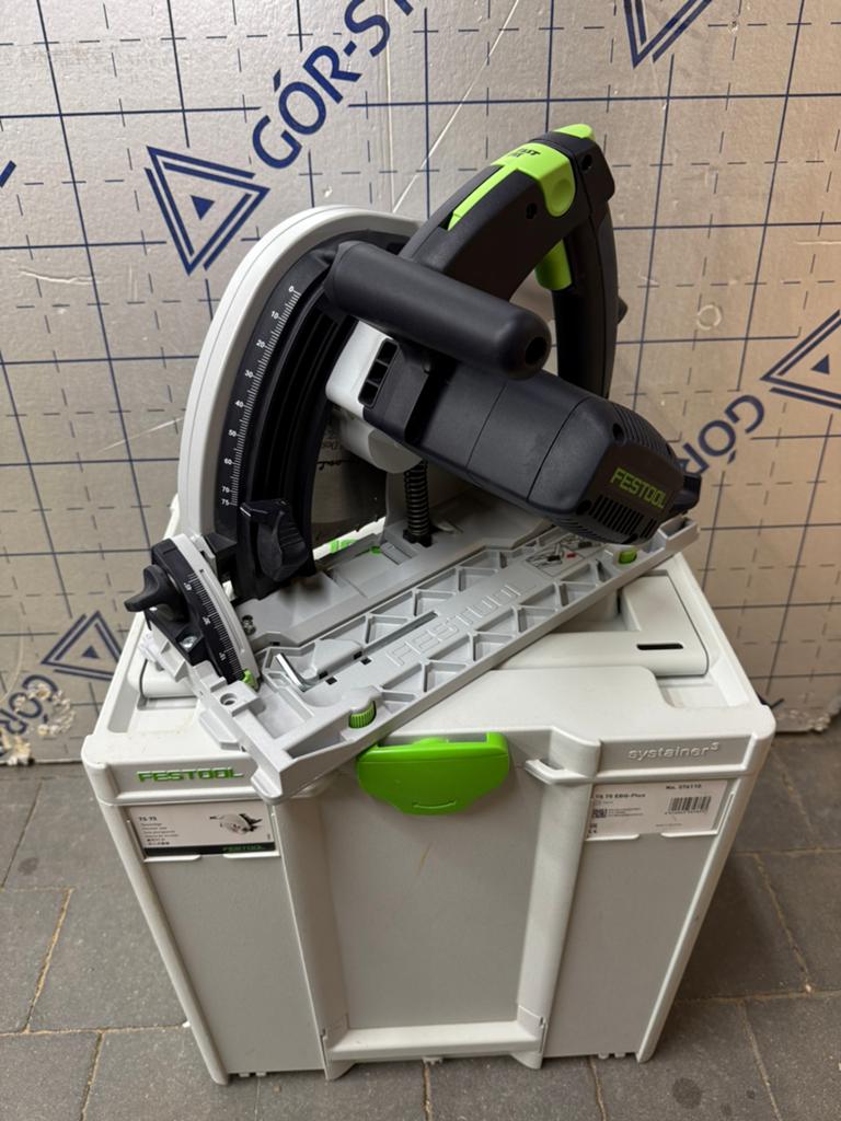 Festool TS 75 EBQ-Plus, Bricolage & Construction, Enlèvement ou Envoi, 1200 watts ou plus, 70 mm ou plus, Comme neuf