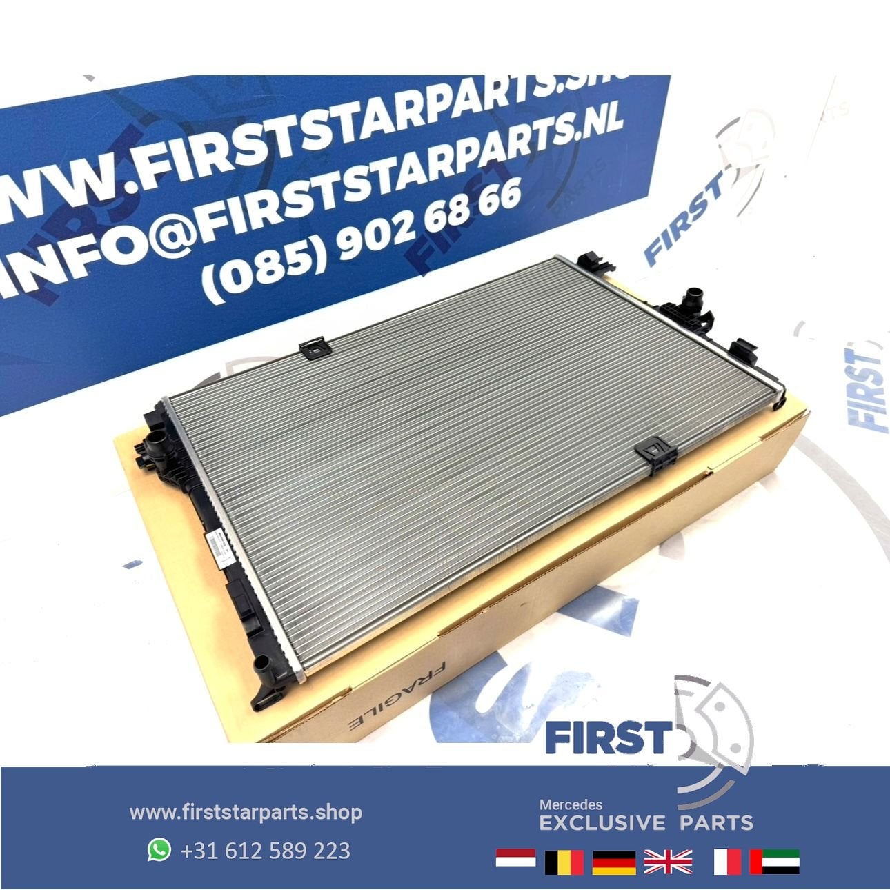 A0995005801 RADIATEUR ORIGINEEL MERCEDES W177 A45 W118 CLA45, Gebruikt, -, Ophalen of Verzenden, -