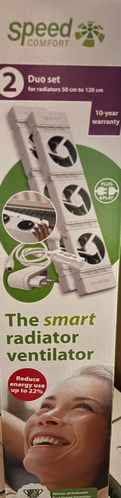 Radiator ventilator, Ophalen of Verzenden, Zo goed als nieuw, Radiator