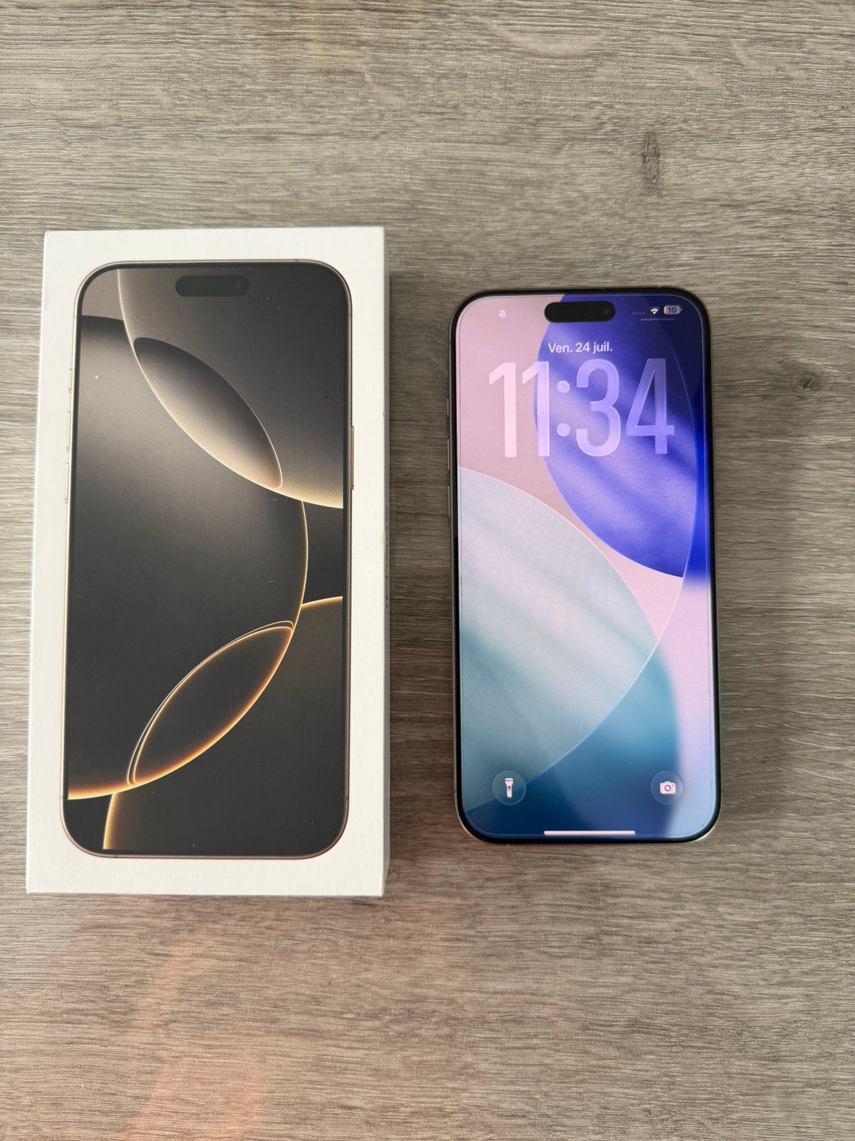 iPhone 16 Pro Max 256 GB titanium, Telecommunicatie, Mobiele telefoons | Apple iPhone, IPhone 16 Pro Max, Zo goed als nieuw, Zonder simlock