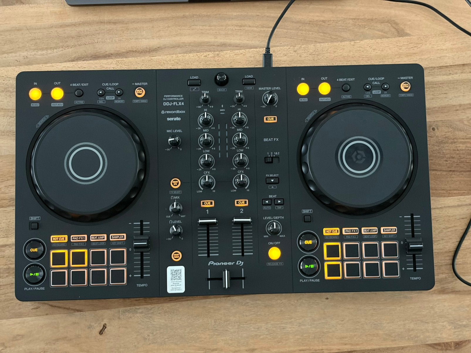Pioneer DJ DDJ-FLX4, Muziek en Instrumenten, Ophalen, Zo goed als nieuw, Draaitafel, Pioneer