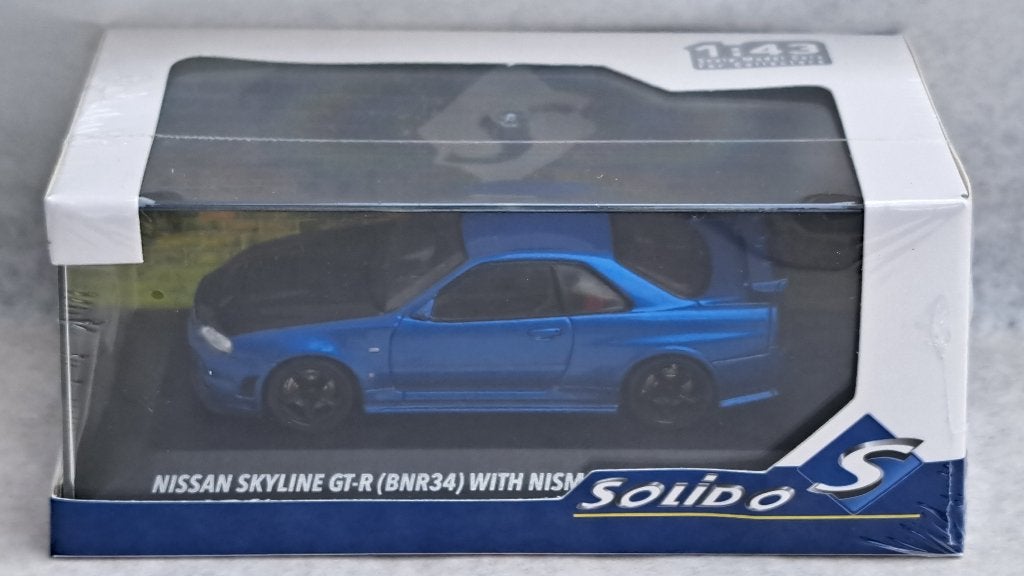 Nissan Skyline GT-R (BNR34) NISMO 1/43ème, Hobby en Vrije tijd, Solido, Auto, Solido, Nieuw