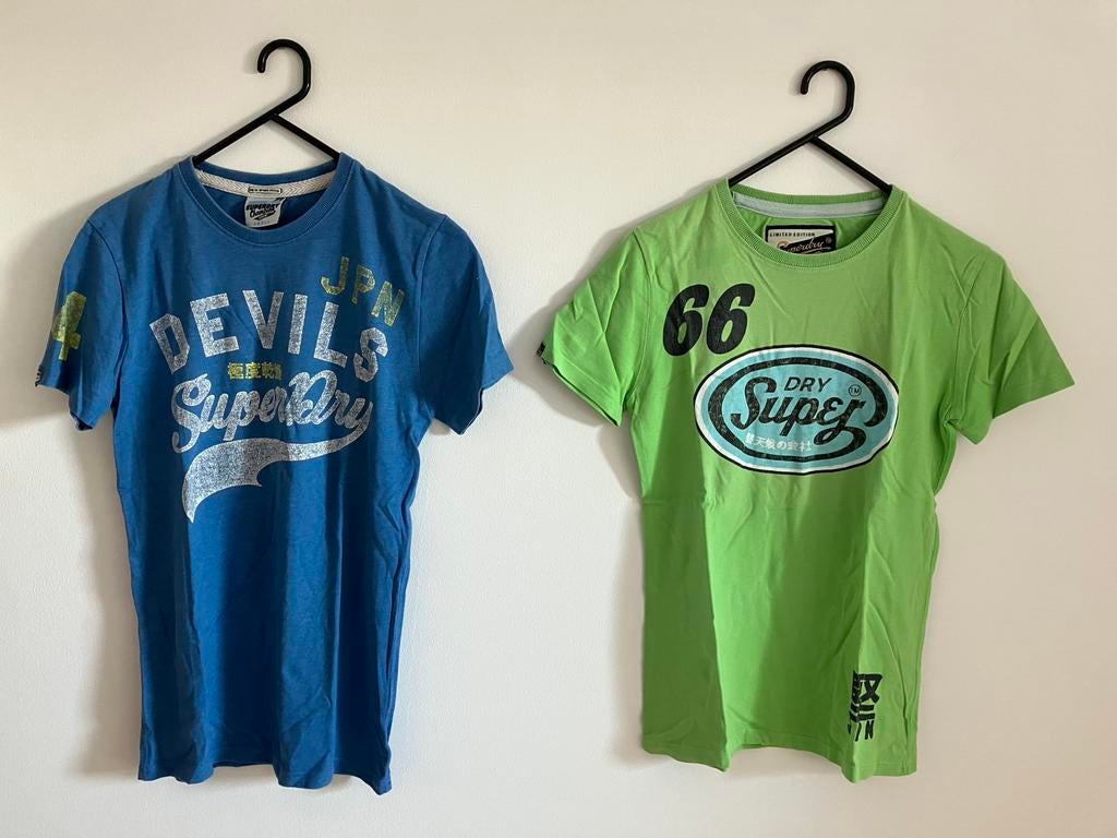 Lot de 2 t-shirt homme SuperDry taille S, Enlèvement ou Envoi, Comme neuf