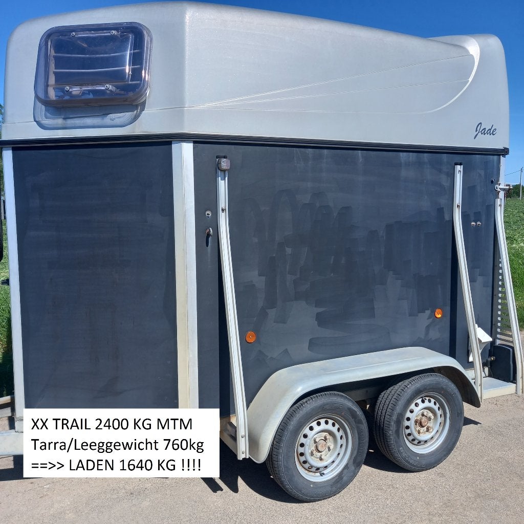 Remorque, 2 chevaux, 2400 kg MTM, Enlèvement, Utilisé