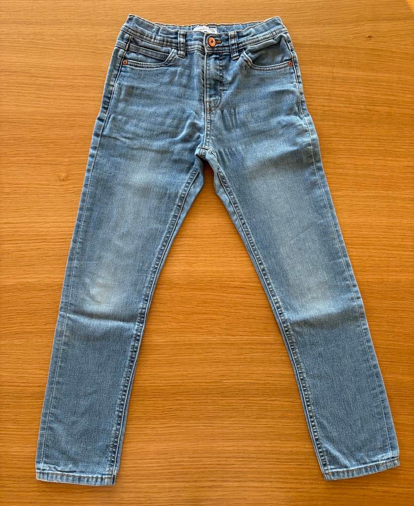 Jeans Slim bleu clair (strech) - 6€, Kinderen en Baby's, Kinderkleding | Maat 146, Ophalen of Verzenden, Gebruikt, Jongen, Broek