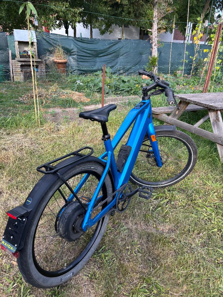 Stromer ST2 sport blauw speedpedelec, 51 à 55 cm, 50 km par batterie ou plus, Enlèvement, Utilisé