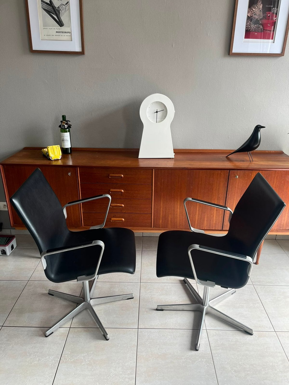 Fritz Hansen Oxford stoelen, Huis en Inrichting, Ophalen, Zo goed als nieuw