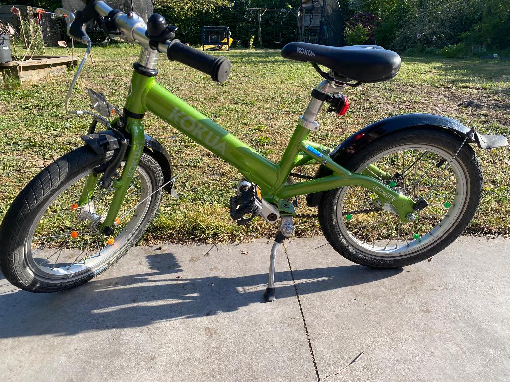 Kokua kinderfiets 16 inch, Fietsen en Brommers, Ophalen, Terugtraprem, Kokua, 16 tot 20 inch