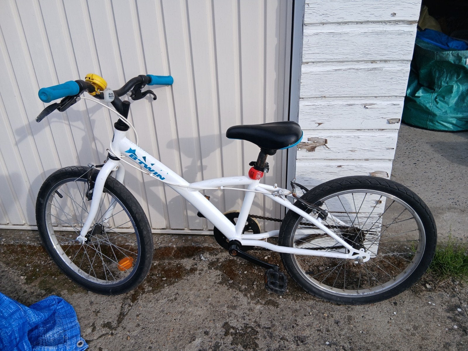 BTwin 20 inch kinderfiets, Ophalen