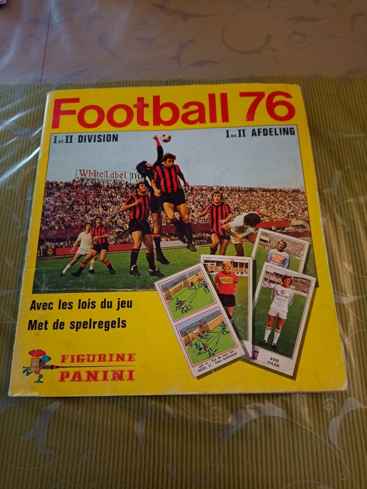 Panini album football 76, Enlèvement ou Envoi, Utilisé