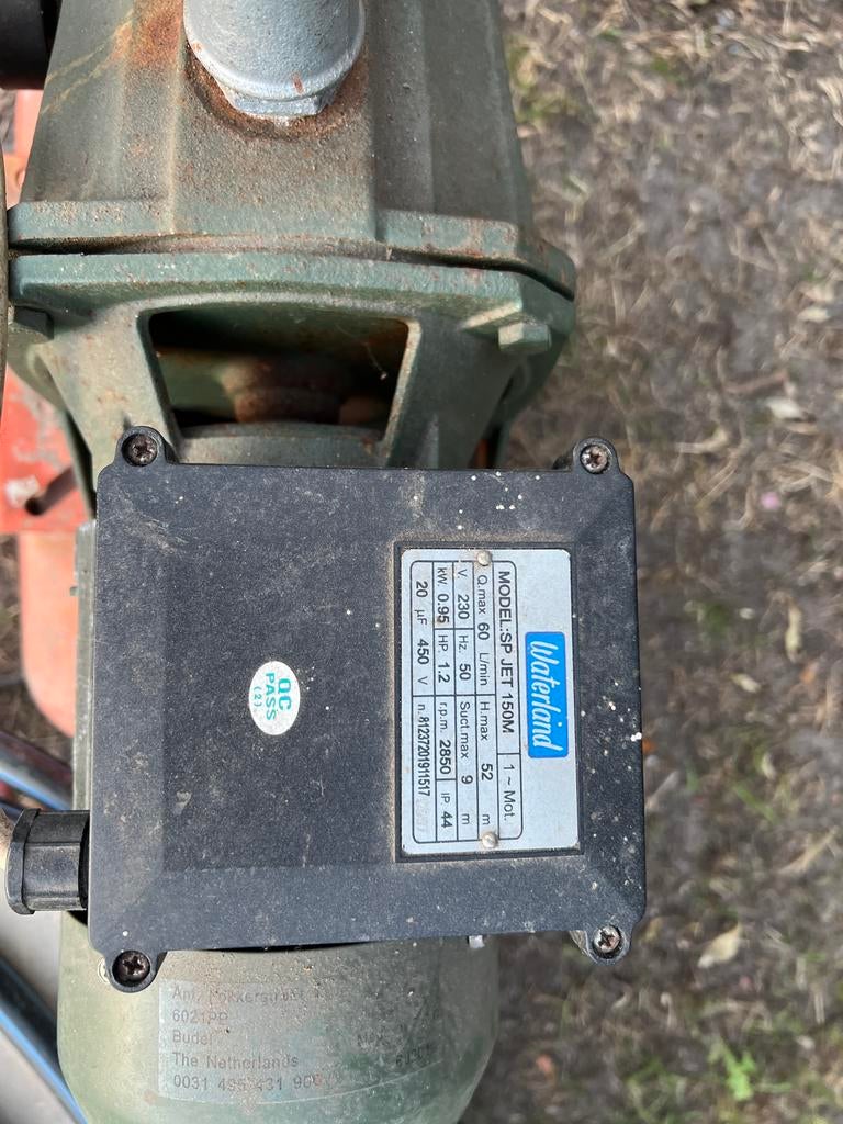 Hydrofoorpomp + slangen, Tuin en Terras, Ophalen, Gebruikt, Hydrofoorpomp
