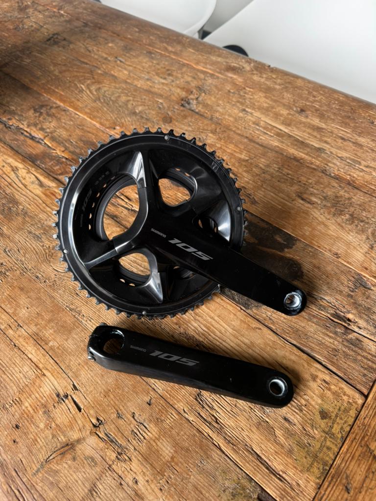 Shimano 105 FC-R7100 12 Speed Crankstel 172.5mm, Fietsen en Brommers, Fietsonderdelen, Ophalen, Zo goed als nieuw