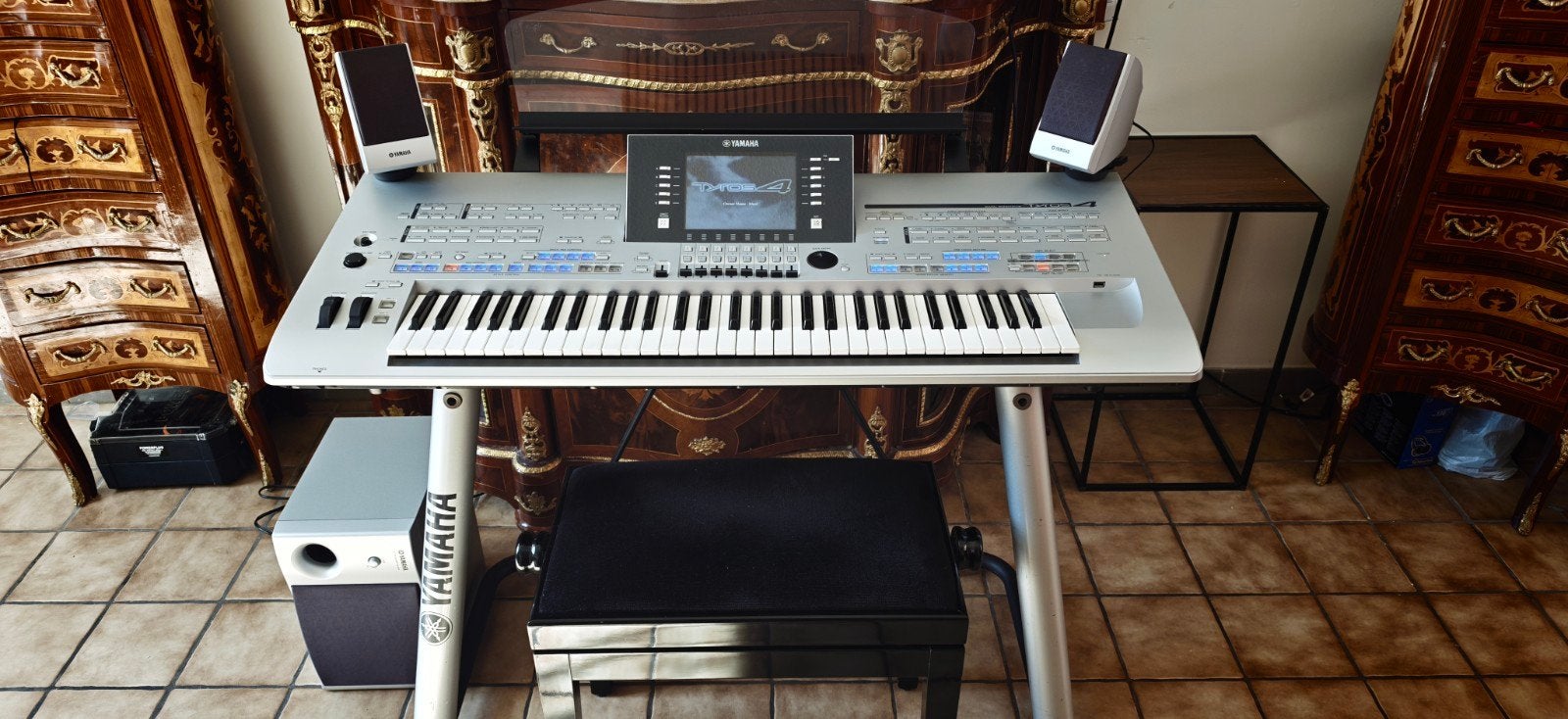 Tyros 4, Muziek en Instrumenten, Ophalen, 61 toetsen, Yamaha, Zo goed als nieuw