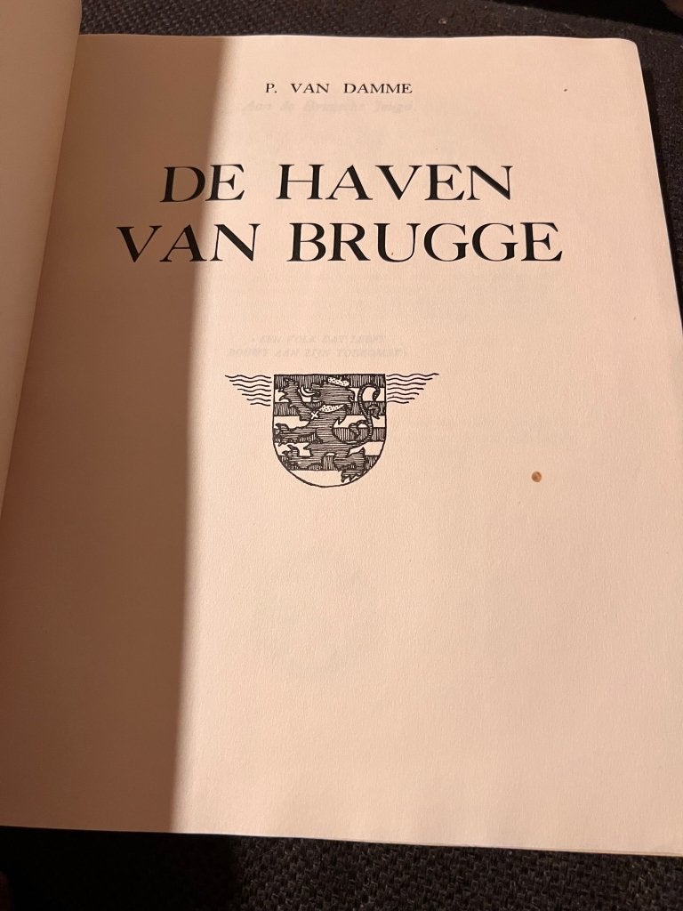 De haven van Brugge - P. Van Damme, Ophalen of Verzenden, 15e en 16e eeuw, Gelezen, P. Van Damme