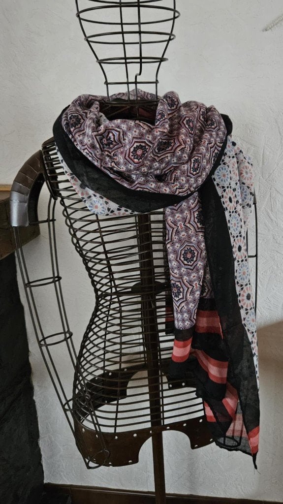 Grand foulard 190 x 100 cm, Ophalen of Verzenden, Zo goed als nieuw, Pashmina
