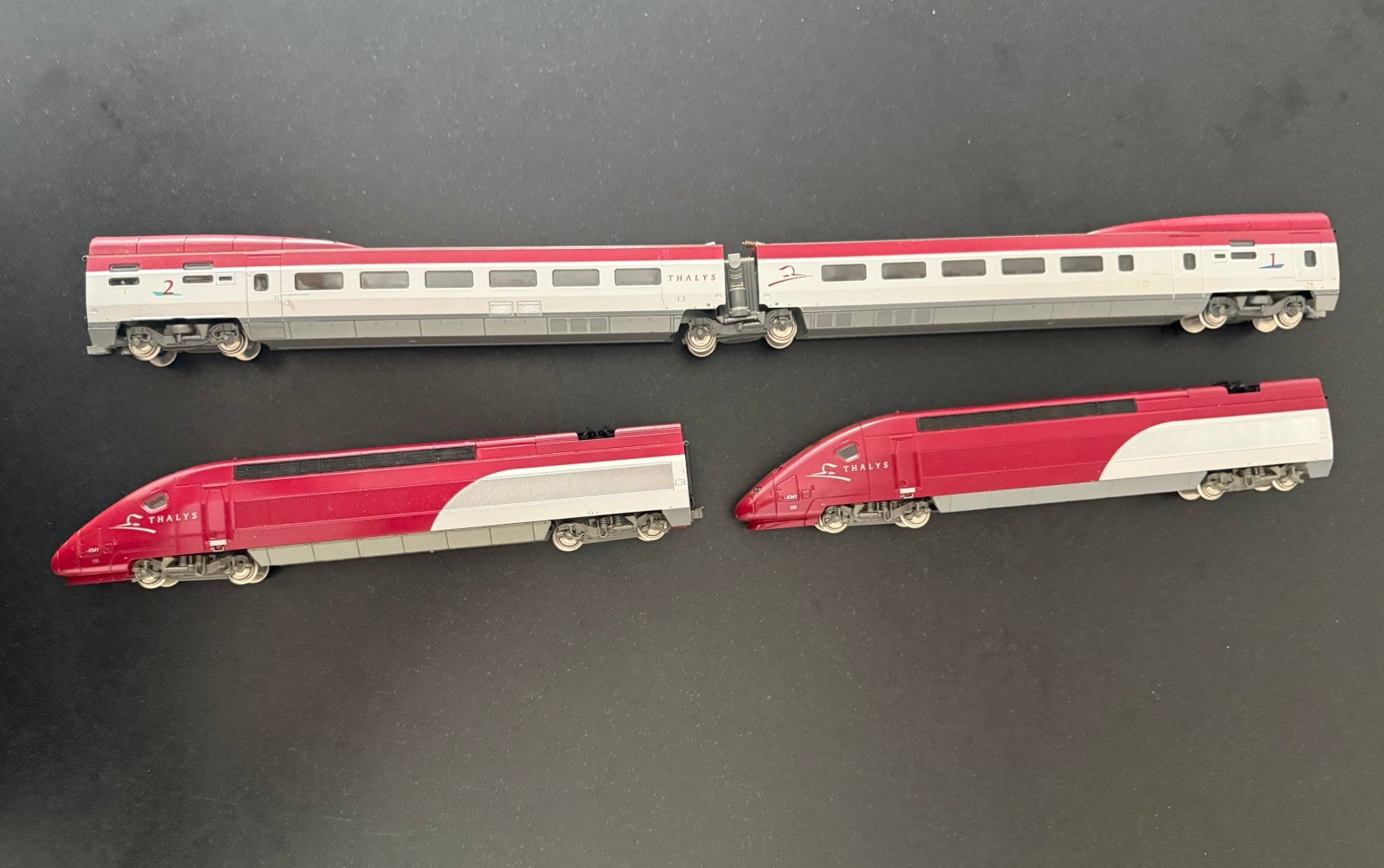 Mehano Thalys PBKA H0 1:87 –4-delige treinset –Analoog, Overige merken, Ophalen of Verzenden, Analoog, Gebruikt
