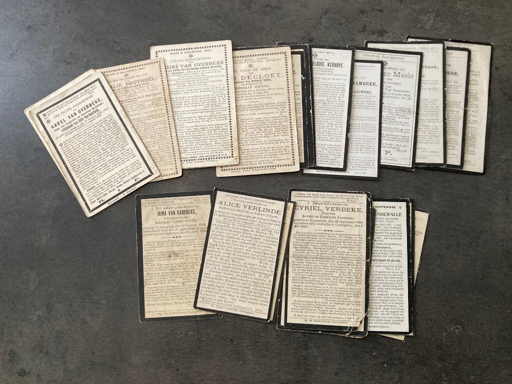 Oude bidprentjes Kanegem, Enlèvement ou Envoi, Image pieuse