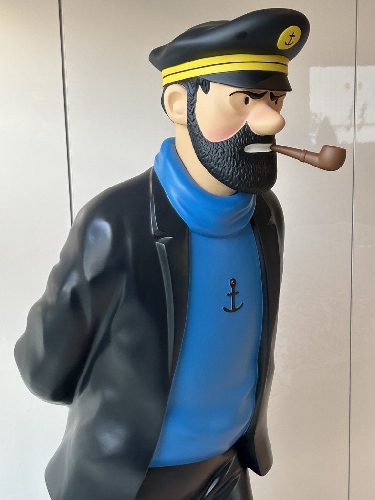 Tintin Leblon-Delienne grand Haddock avec pipe, Hergé (2004), Enlèvement ou Envoi, Utilisé, Autres types