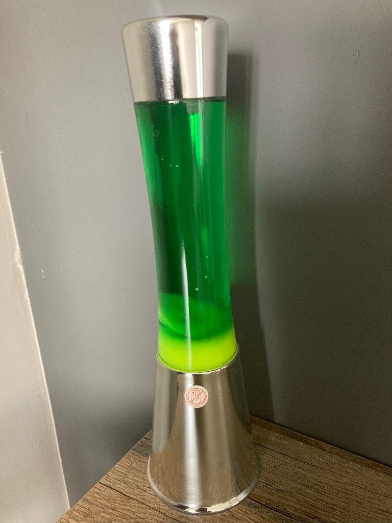 Lavalamp, Ophalen, Zo goed als nieuw