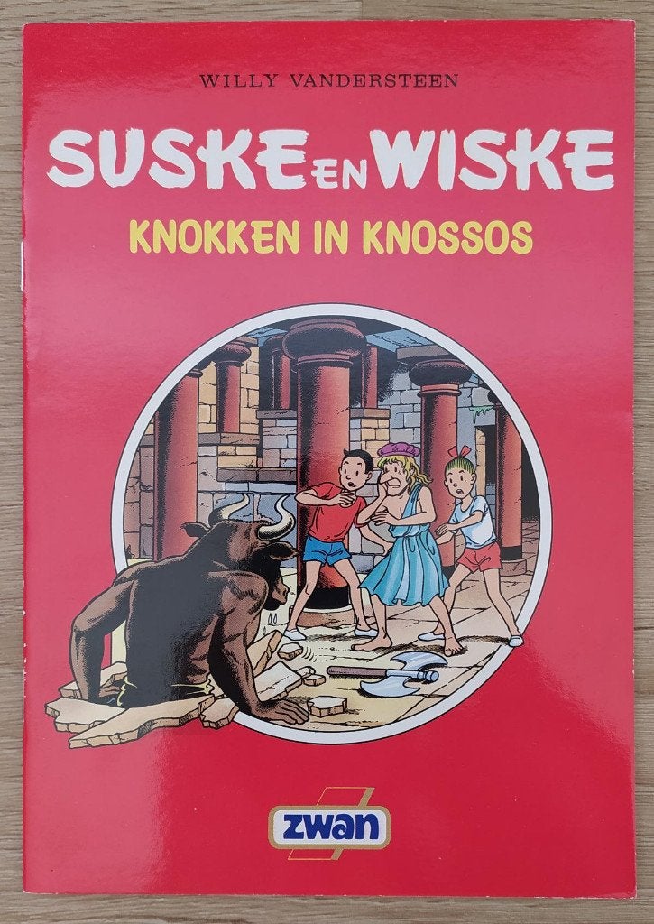 Suske en Wiske - Knokken in Knossos ( reclame uitgave Zwan ), Ophalen of Verzenden
