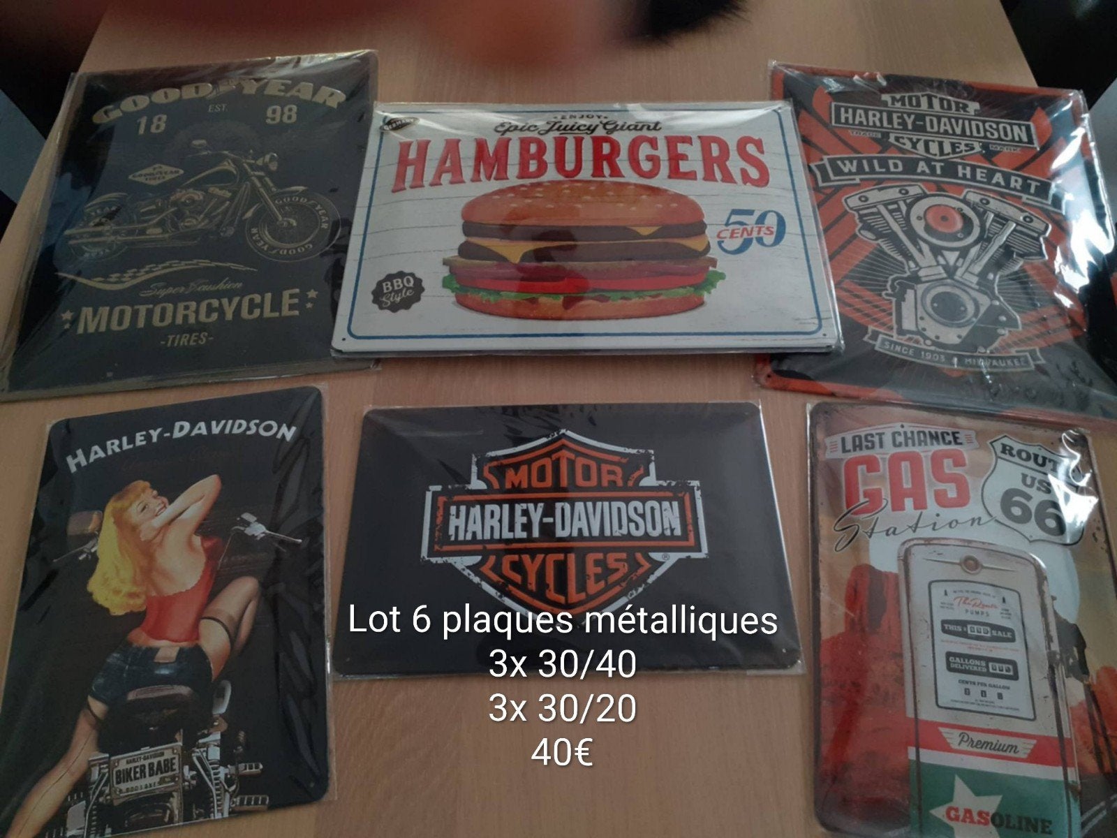 plaques métalliques, Ophalen, Nieuw, Metaal