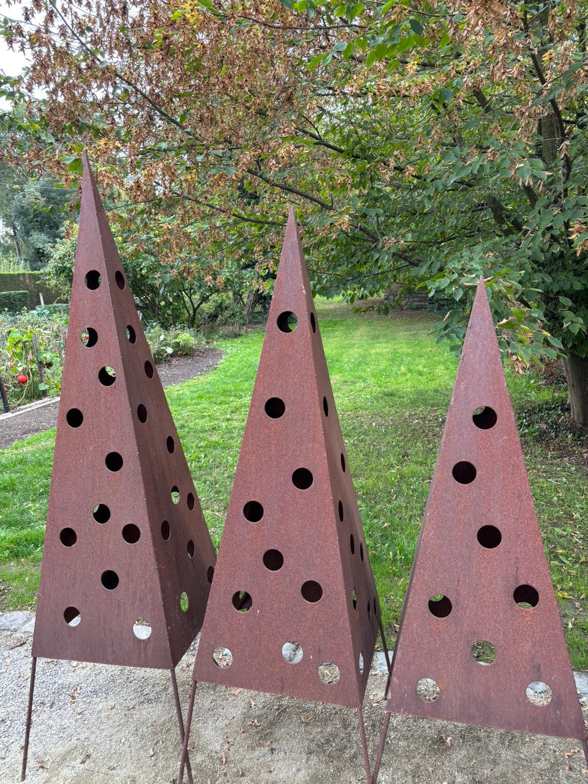 Ijzeren tuinornamenten, Jardin & Terrasse, Enlèvement, Utilisé, Métal, Autres types