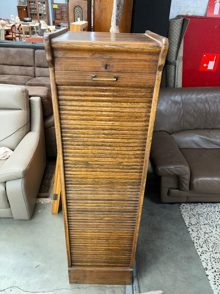 classeur à rideau vintage en bois, Huis en Inrichting, Stoffering | Gordijnen en Lamellen, Ophalen of Verzenden